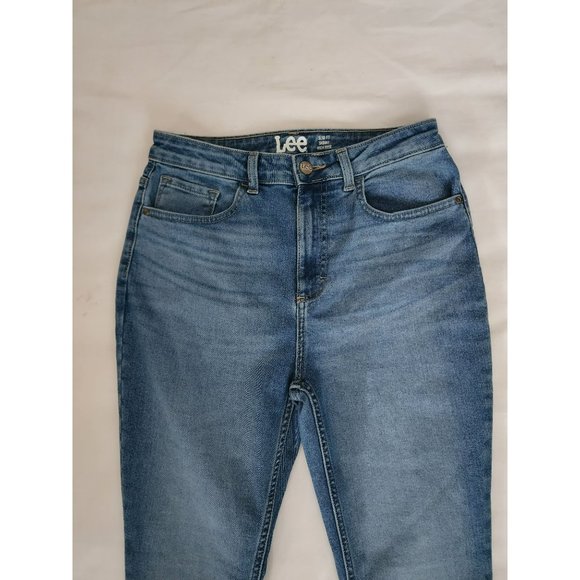 Lee Women's Heritage High Rise Slim Fit Skinny Denim Jeans Blue Size 8/Medium - Picture 7 of 14